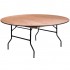 YT-WRFT66-TBL-GG 66 inch round commercial banquet hotel hospitality folding table